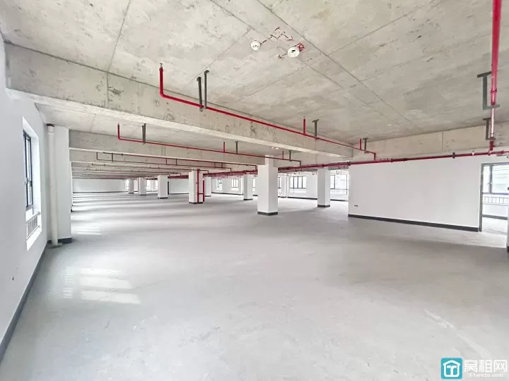 宁波2号线高校归谷园整层1360平带阳台写字楼出租