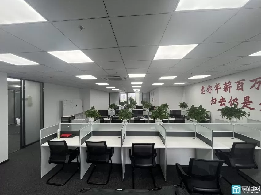 奥克斯大厦354平米精装修办公室出租，月租金16000元