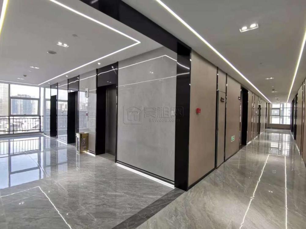 涌金大厦电梯口全新装修出租70平米办公室(图8)